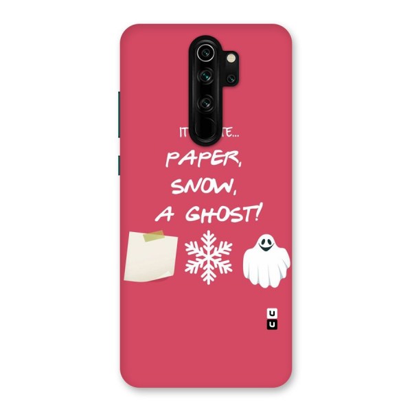 Snow Paper Back Case for Redmi Note 8 Pro