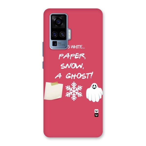 Snow Paper Back Case for Vivo X50 Pro