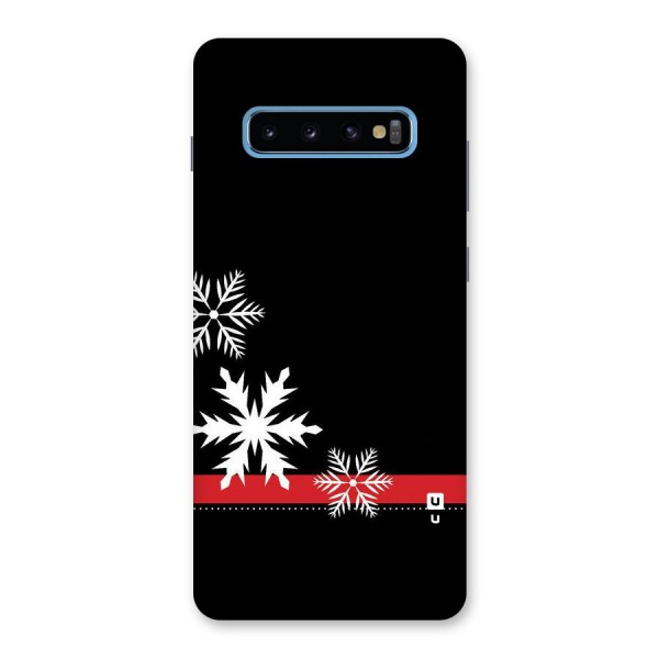 Snowflake Ribbon Back Case for Galaxy S10 Plus