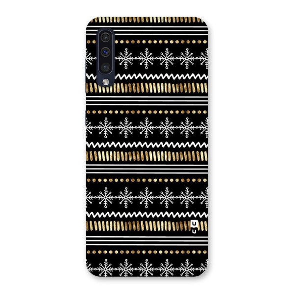 Snowflakes Gold Back Case for Galaxy A50s