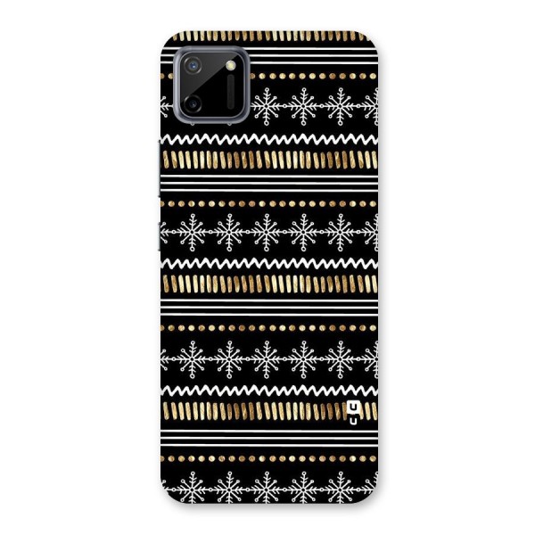 Snowflakes Gold Back Case for Realme C11
