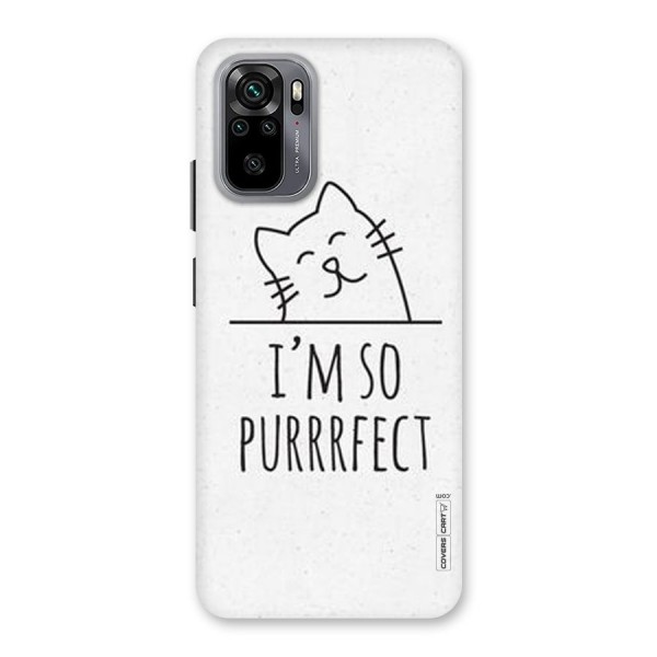 So Purrfect Back Case for Redmi Note 10