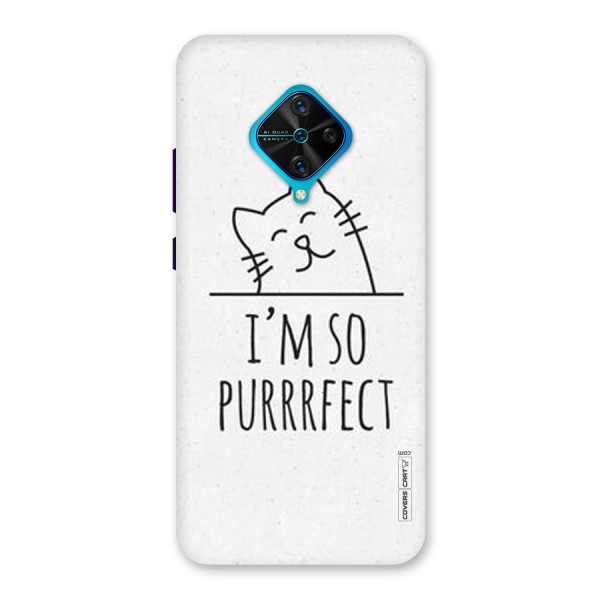 So Purrfect Back Case for Vivo S1 Pro