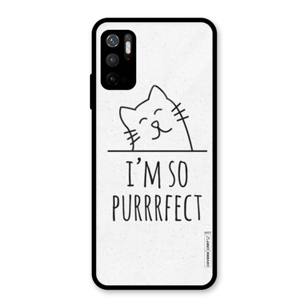 So Purrfect Glass Back Case for Poco M3 Pro 5G