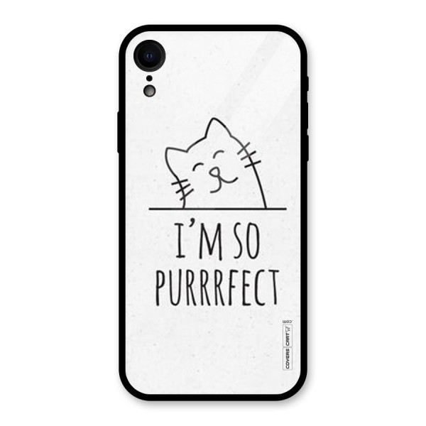 So Purrfect Glass Back Case for XR