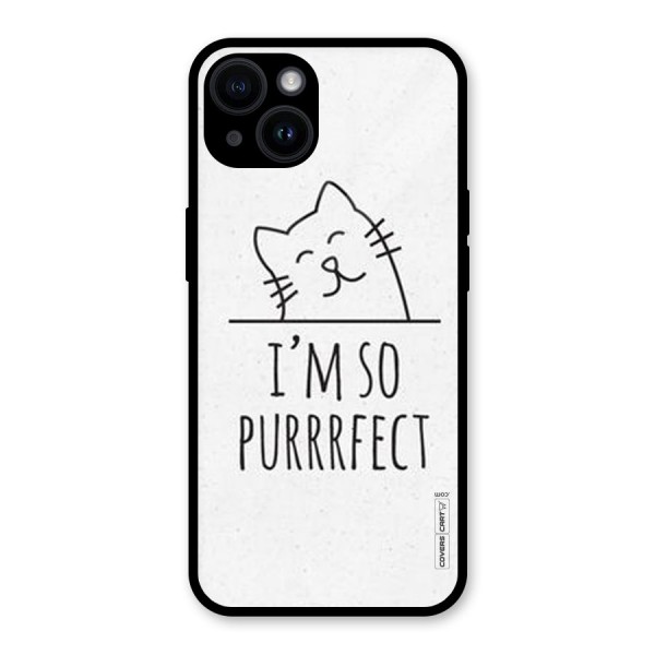 So Purrfect Glass Back Case for iPhone 14