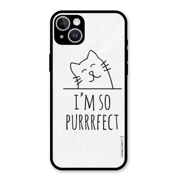 So Purrfect Glass Back Case for iPhone 14 Plus