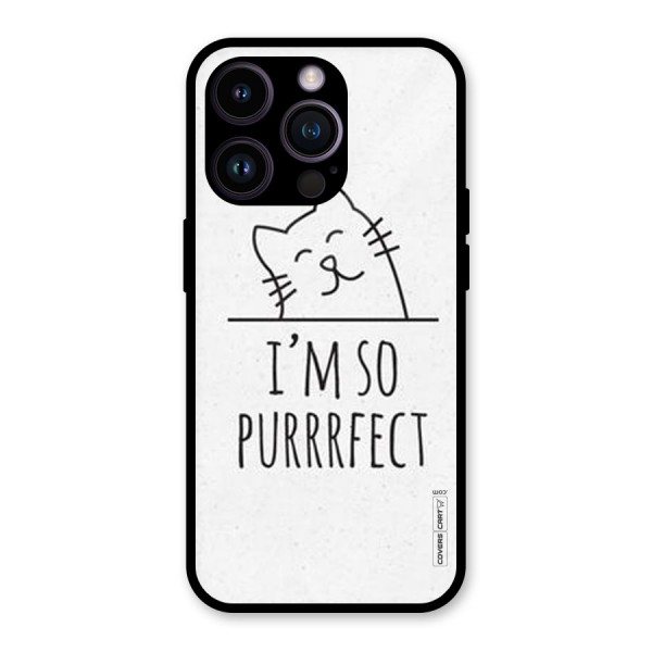 So Purrfect Glass Back Case for iPhone 14 Pro