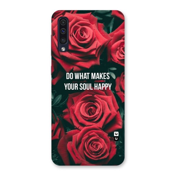 Soul Happy Back Case for Galaxy A50