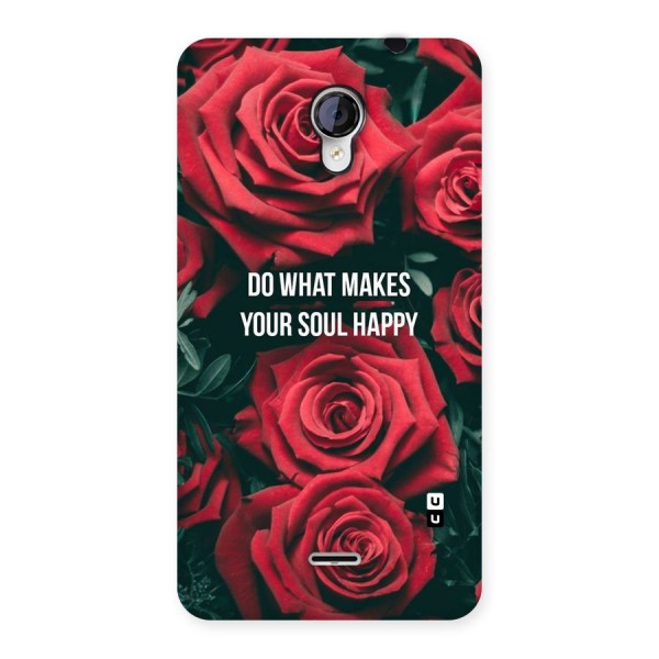 Soul Happy Back Case for Micromax Unite 2 A106