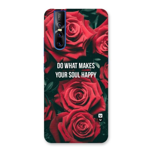 Soul Happy Back Case for Vivo V15 Pro