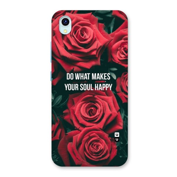 Soul Happy Back Case for Vivo Y1s