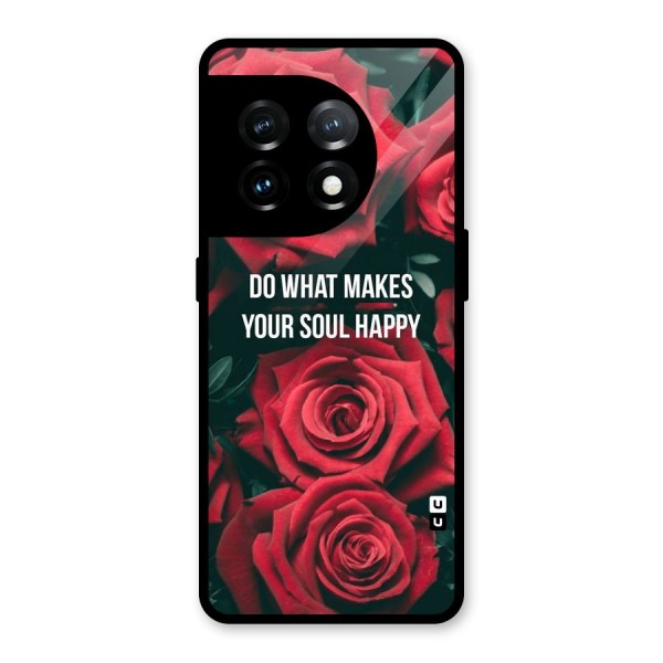 Soul Happy Glass Back Case for OnePlus 11