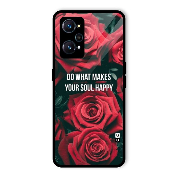 Soul Happy Glass Back Case for Realme GT 2