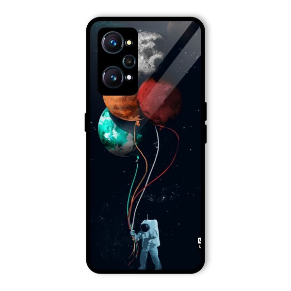 Space Balloons Glass Back Case for Realme GT 2