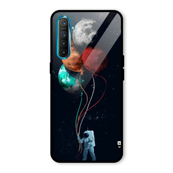 Space Balloons Glass Back Case for Realme XT