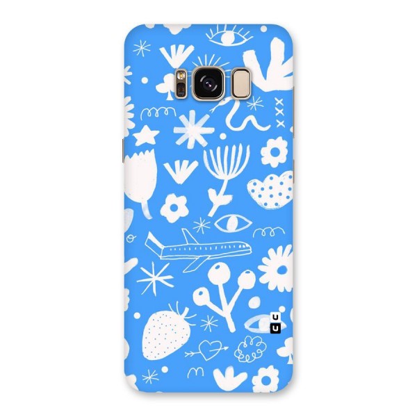 Space Blue Pattern Back Case for Galaxy S8