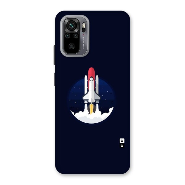 Space Rocket Minimal Back Case for Redmi Note 10