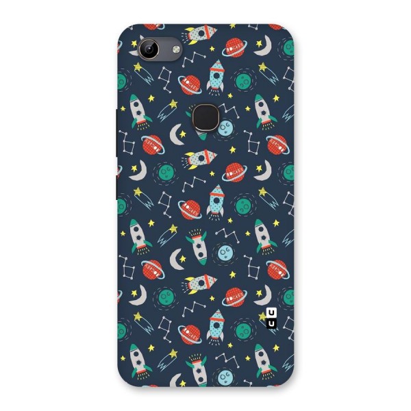 Space Rocket Pattern Back Case for Vivo Y81