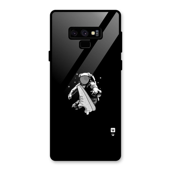 Space Shoe Glass Back Case for Galaxy Note 9