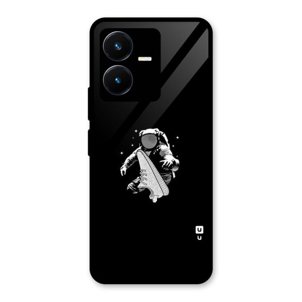 Space Shoe Glass Back Case for Vivo Y22