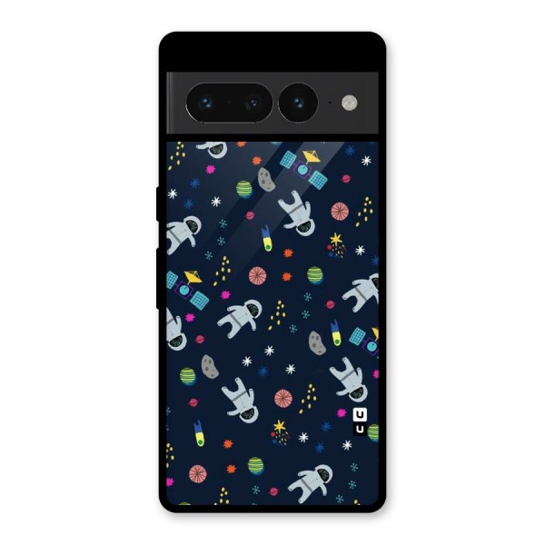 Spaceman Dance Glass Back Case for Google Pixel 7 Pro