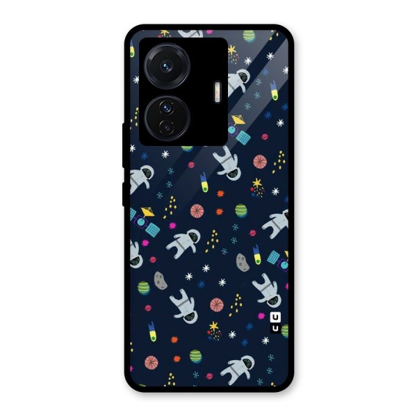 Spaceman Dance Glass Back Case for Vivo T1 Pro