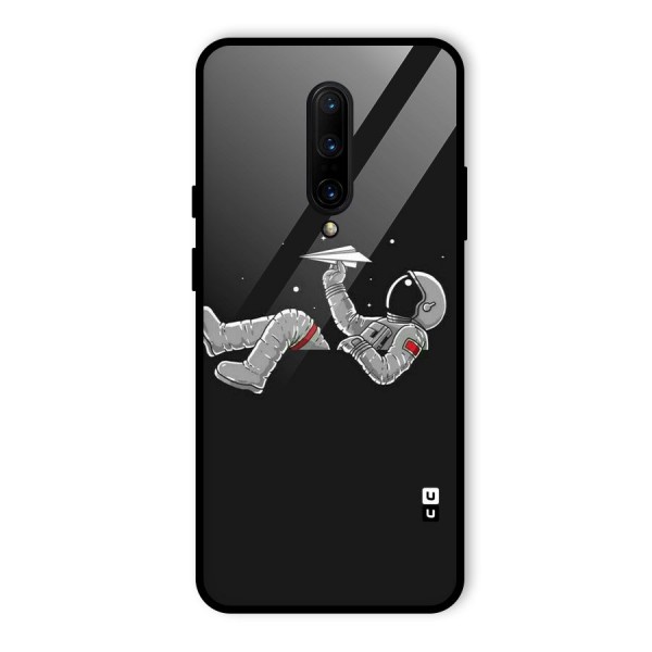 Spaceman Flying Glass Back Case for OnePlus 7 Pro