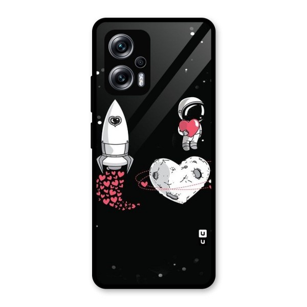 Spaceman Love Glass Back Case for Redmi K50i