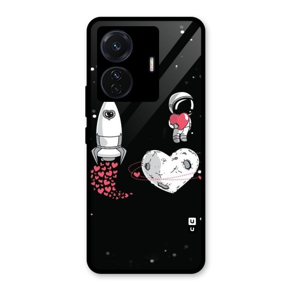 Spaceman Love Glass Back Case for Vivo T1 Pro