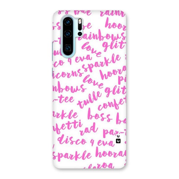 Sparkle Love Back Case for Huawei P30 Pro