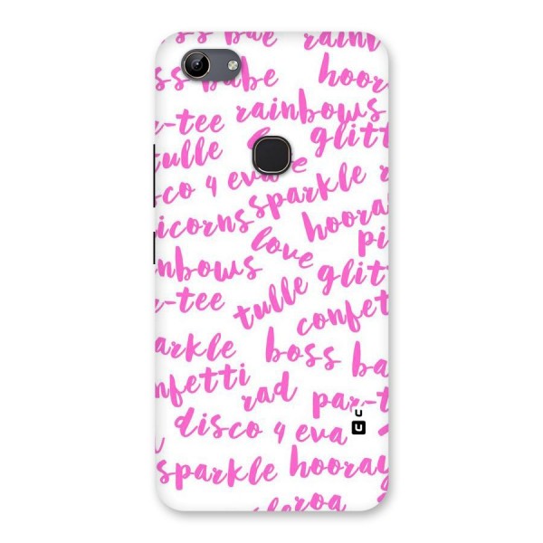 Sparkle Love Back Case for Vivo Y81