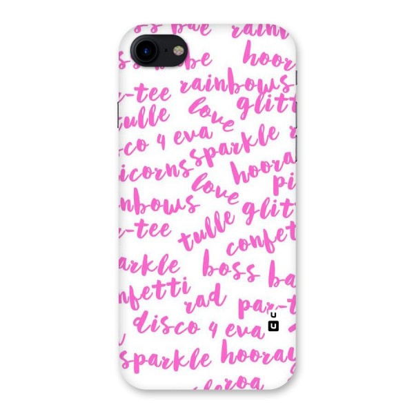 Sparkle Love Back Case for iPhone SE 2020