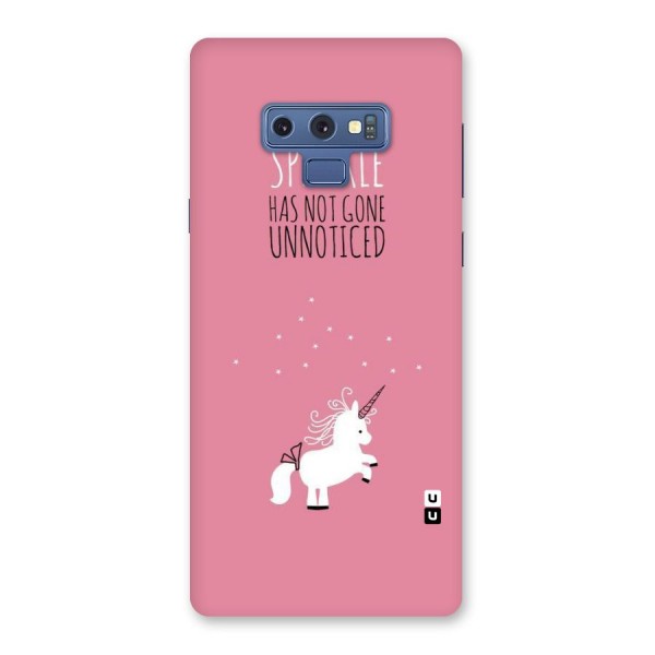 Sparkle Not Unnoticed Back Case for Galaxy Note 9