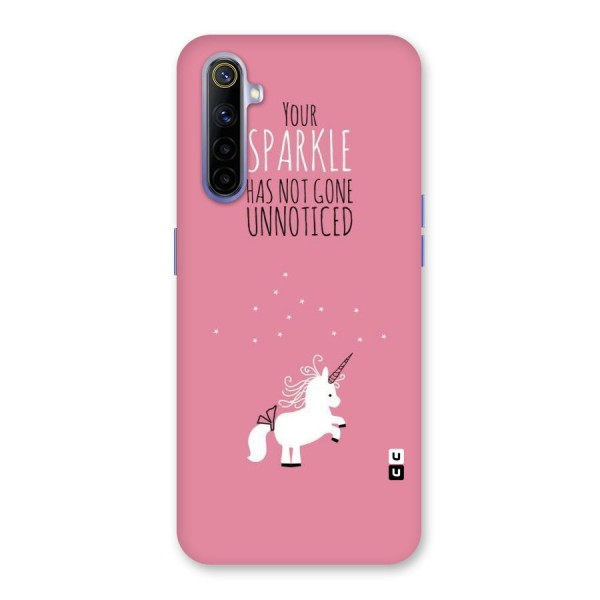 Sparkle Not Unnoticed Back Case for Realme 6