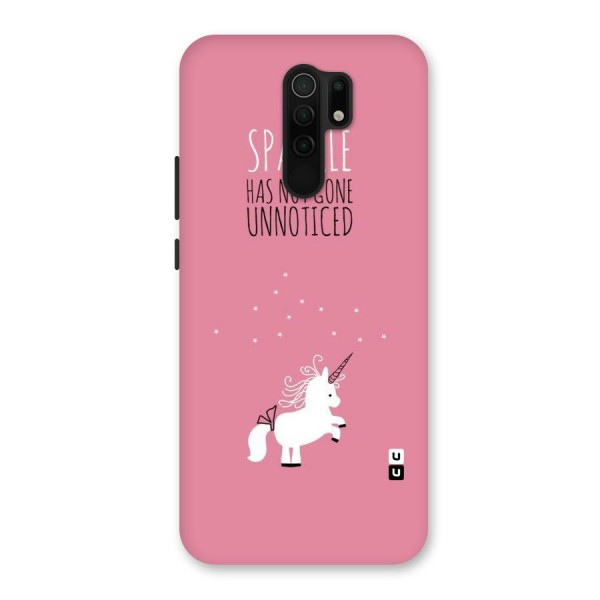 Sparkle Not Unnoticed Back Case for Redmi 9 Prime