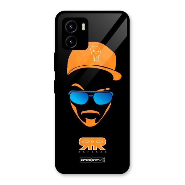 Special Raftaar Edition Orange Glass Back Case for Vivo Y15s