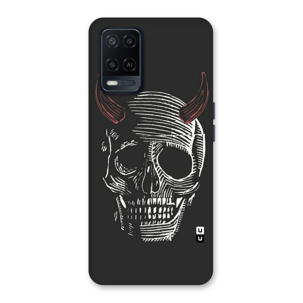 Spooky Face Back Case for Oppo A54