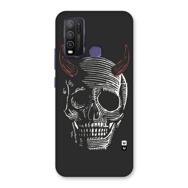 Spooky Face Back Case for Vivo Y30