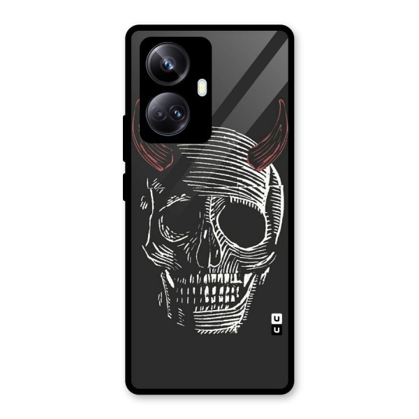 Spooky Face Glass Back Case for Realme 10 Pro Plus