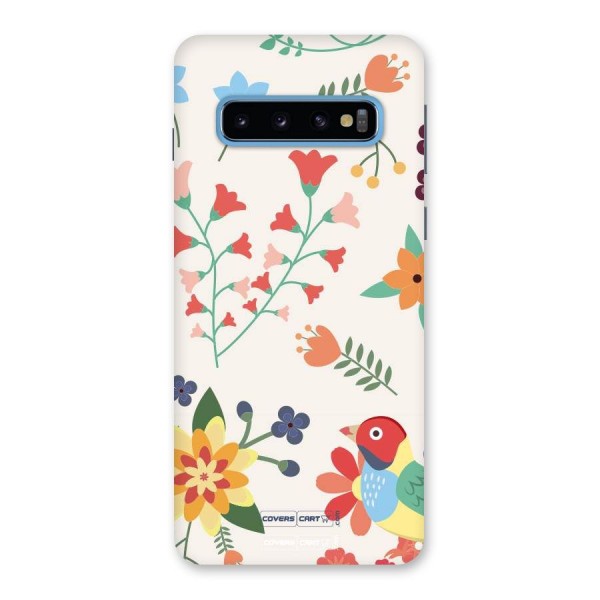 Spring Flowers Back Case for Galaxy S10