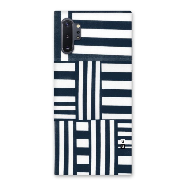 Square  Stripes Back Case for Galaxy Note 10 Plus