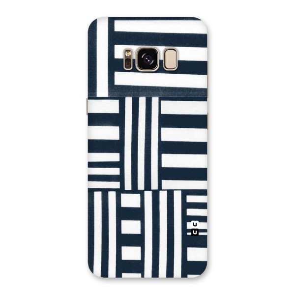 Square  Stripes Back Case for Galaxy S8