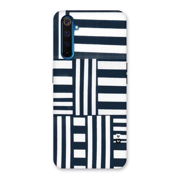 Square  Stripes Back Case for Realme 6 Pro