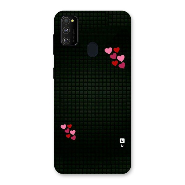 Square and Hearts Back Case for Galaxy M30s