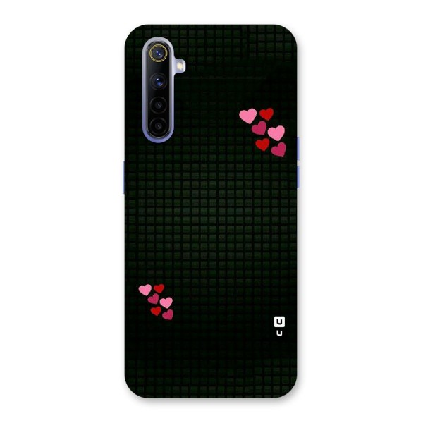 Square and Hearts Back Case for Realme 6