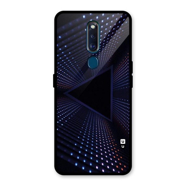 Stars Abstract Glass Back Case for Oppo F11 Pro