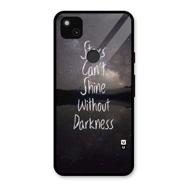 Stars Shine Glass Back Case for Google Pixel 4a