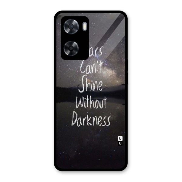 Stars Shine Glass Back Case for Oppo A57 2022