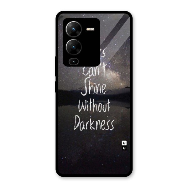 Stars Shine Glass Back Case for Vivo V25 Pro